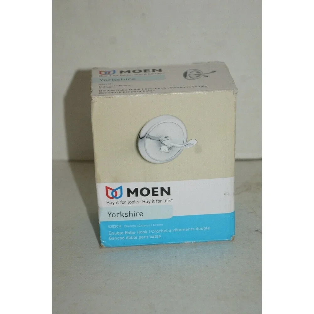 Moen 5303CH Yorkshire Double Robe Hook, Chrome